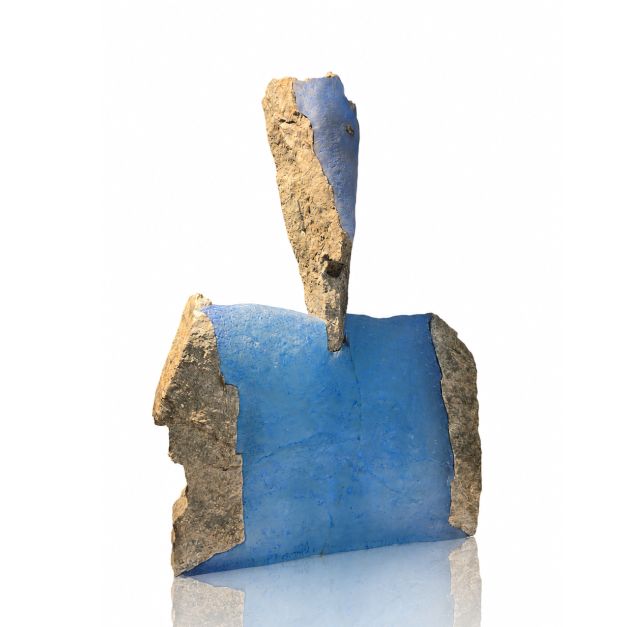 Thomas Scoon Blue Bust Sculpture